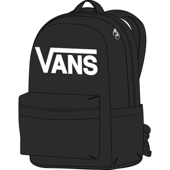 Vans Old Skool Drop V Backpack Unisex Sırt Çantası VN000H4ZBLK1 - Resim 6