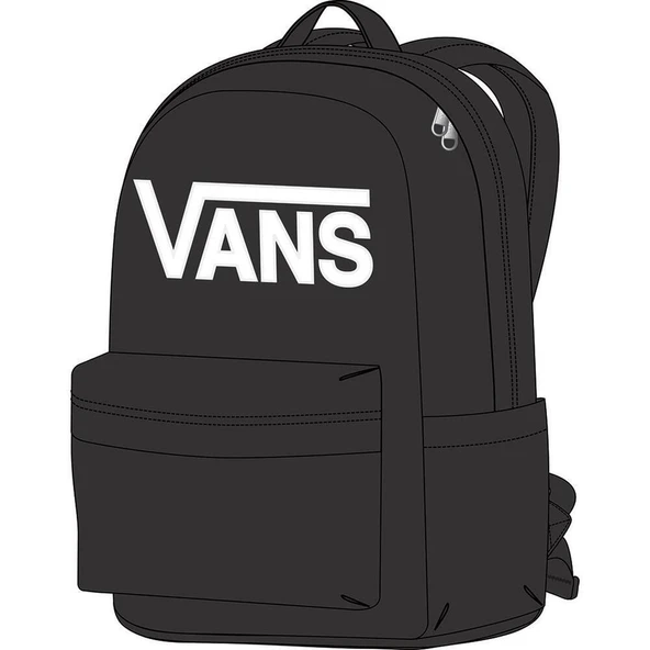 Vans Old Skool Drop V Backpack Unisex Sırt Çantası VN000H4ZBLK1 - Resim 7