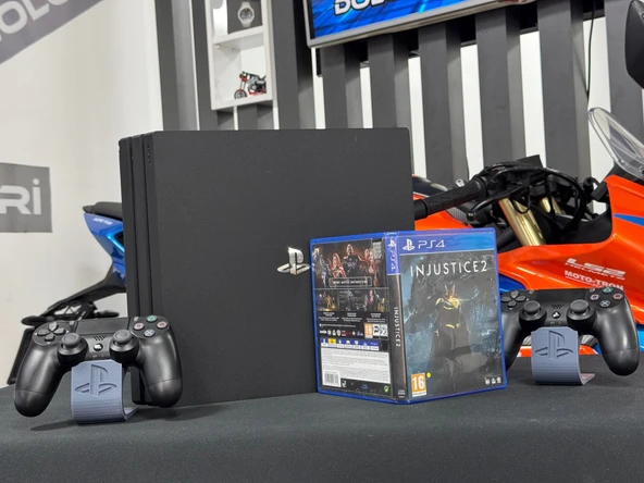 PlayStation 4 Pro 1TB Çift Kol + İnjustice 2 Oyun CD’si (İKİNCİ EL) - 4