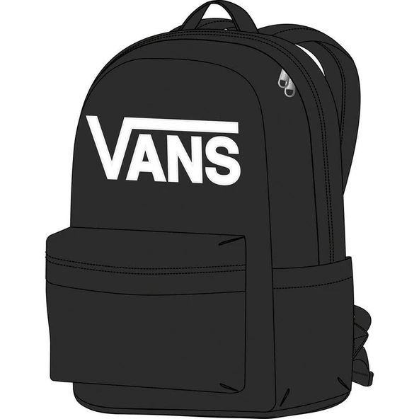 Vans Old Skool Drop V Backpack Unisex Sırt Çantası VN000H4ZBLK1 - Resim 10