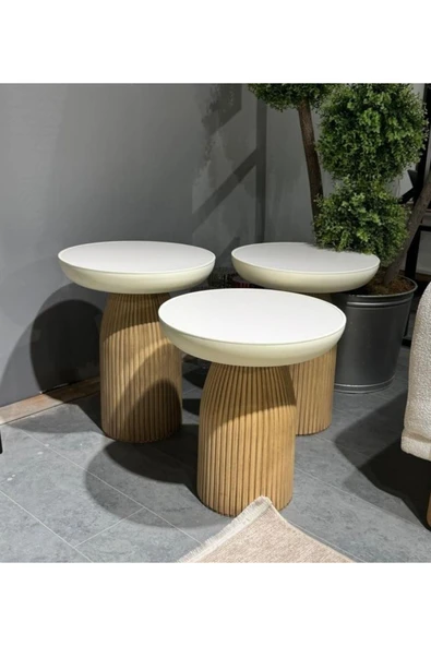 BRBSTORE üçlü mantar sehpa
