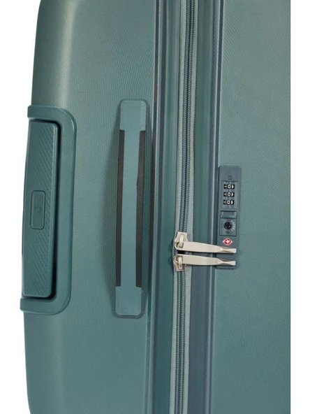 Pierre Cardin Trolley Valiz Yeşil Büyük Boy 04PC7060-01-YŞL - 6
