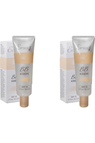 Ersağ Bb Krem Açık Ton 50 ml 2 Adet