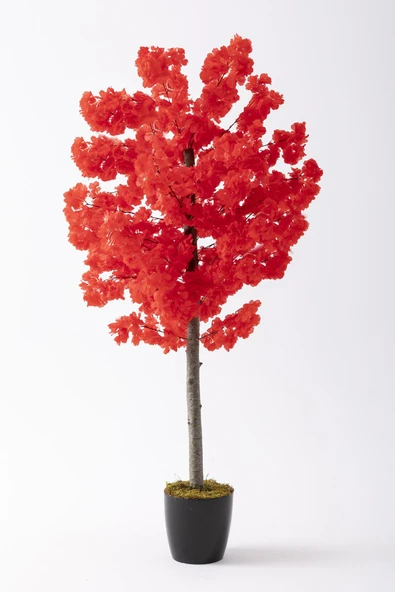 Güleç Yapay Çiçek Yapay Bahar Dalı Ağacı 150 Cm 30 Dal Kırmızı ürün görseli