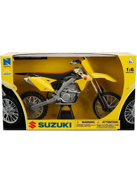Sunman NewRay 1:6 Kawasaki KX450 Model Motosiklet