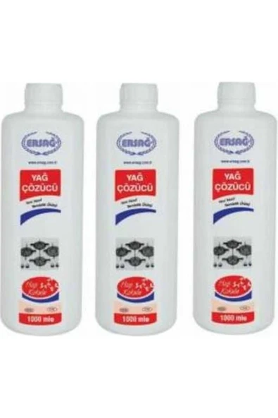 Ersağ Yağ Çözücü 1000 ml 3 Adet