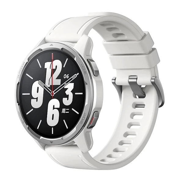 TEKNOTEG - XİAOMİ WATCH S1 ACTIVE GL AY BEYAZI AKILLI SAAT - DİST