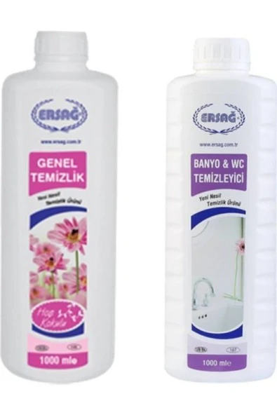 Ersağ Banyo Wc 1000 Ml. + Genel Temizlik 1000 Ml. - 1