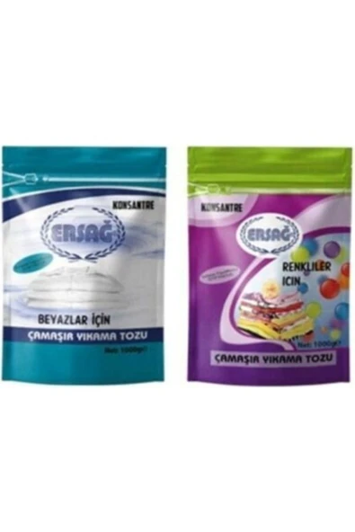 Ersağ Renkli + Beyazlar Için Çamaşır Tozu