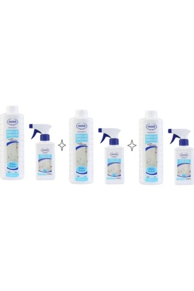 Ersağ Bahar Kokulu Banyo Wc Temizleyici 3X1.000 ml 3 Adet Aparat Hediyeli - 1