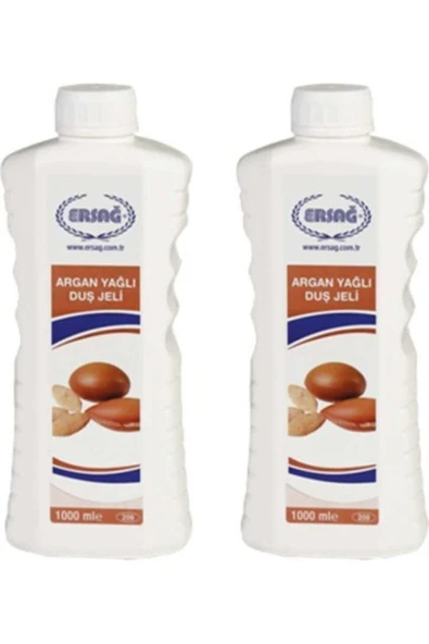 Ersağ Argan Yağlı Duş Jeli 1000 Ml. x 2 Adet