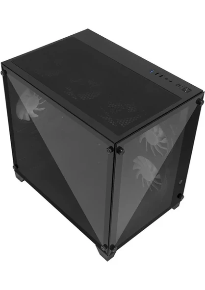 Frisby Phoenix FC-9505G 6X120mm RGB Fanlı Micro ATX Oyuncu Kasası - 5