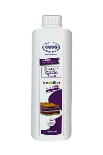Ersağ Çamaşır Yıkama Sıvısı-Renkliler İçin 1000 ml - 1