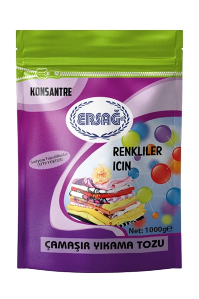 Ersağ Renkliler İçin Çamaşır Yıkama Tozu 1000 gr