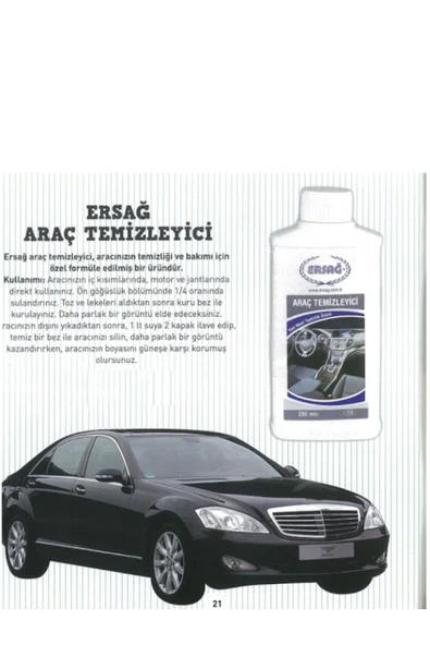 Ersağ ARAÇ TEMİZLEYİCİ 250 ML - 2