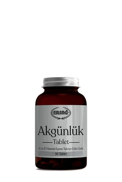 AKGÜNLÜK TABLET TAKVİYE EDİCİ GIDA 60 KAPSÜL