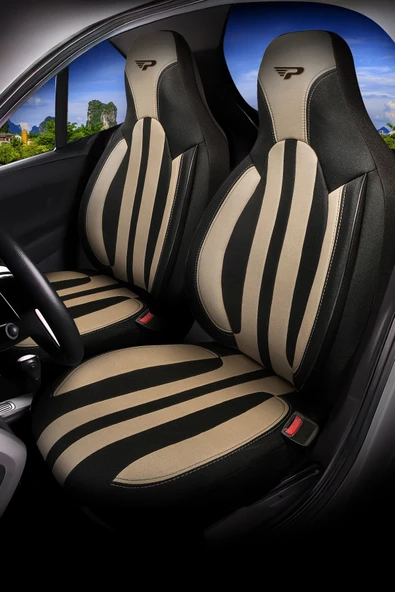 Panda Kılıf PANDA S SERİSİ LAKOS KUMAŞ ORTOPEDİK DESTEKLİ OTO KOLTUK KILIFI - ÖN İKİ - 3
