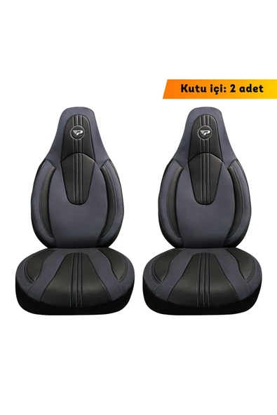 Panda Kılıf PANDA S SERİSİ DERİ KUMAŞ ORTOPEDİK DESTEKLİ OTO KOLTUK KILIFI - ÖN İKİ - Resim 11