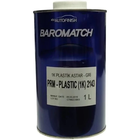 KCC 1K Plastik Astar Gri 2143 1LT | Mükemmel Yapışma & Hızlı Kuruma