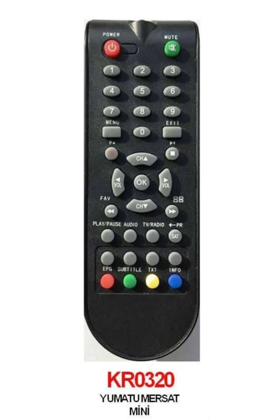 Swat Uydu Kumandası Yumatu -mıcrostar Mersat Mını Uydu Kumandası Kr0320 ürün görseli 1
