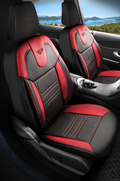 Panda Kılıf PANDA RODOS SERİSİ DERİ ORTOPEDİK OTO KOLTUK KILIFI - TAM SET - 4