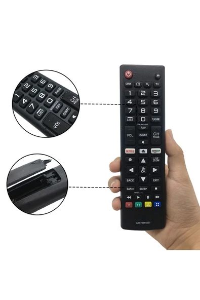 LG tuşlu lcd led Uyumlu tv kumandası , uzaktan kumandalar - Resim 6