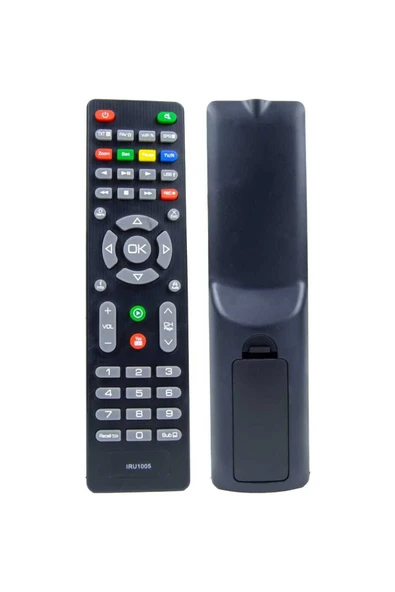 Globex GLB-9500 - MİLLENİUM MLN-20000 YOUTUBE TUŞLU MİNİ HD UYDU KUMANDA ürün görseli 1