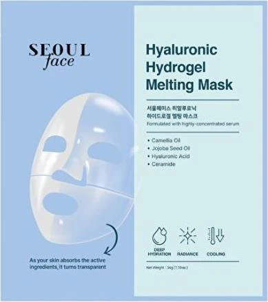 Dermal PDRN Vitamin ve Hyalüronik Eriyen Şeffaflaşan Nemlendirici Melting Yüz Maskesi Seti 34 gr. - Resim 4