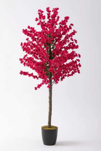 Güleç Yapay Çiçek Yapay Bahar Dalı Ağacı 150 Cm 70 Dal Fuşya ürün görseli