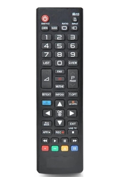 LG 3d tuşlu lcd led tv kumandası , uzaktan kumanda ürün görseli 1