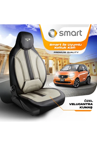 Panda Kılıf PANDA SMART ARAÇLARLA UYUMLU LAKOS KUMAŞ ORTOPEDİK DESTEKLİ OTO KOLTUK KILIFI- ÖN İKİ - 5