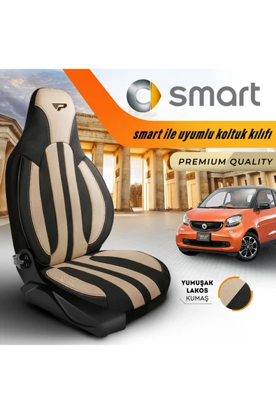 Panda Kılıf PANDA SMART ARAÇLARLA UYUMLU LAKOS KUMAŞ ORTOPEDİK DESTEKLİ OTO KOLTUK KILIFI- ÖN İKİ - 5