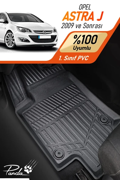 Panda Kılıf OPEL ASTRA J 2009- SONRASI 4D HAVUZLU PASPAS TAKIMI ürün görseli