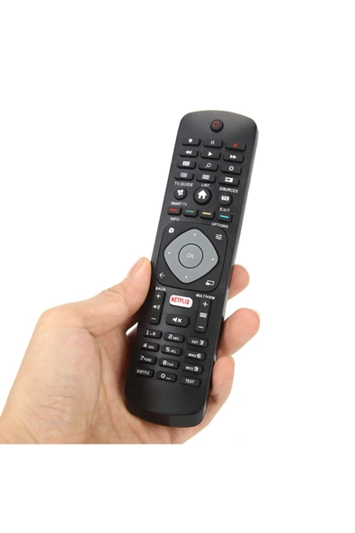 Philips netflixli smart tv kumandası lcd led tv uzaktan kumanda - Resim 2