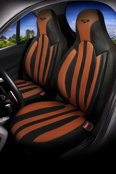 Panda Kılıf PANDA S SERİSİ LAKOS KUMAŞ ORTOPEDİK DESTEKLİ OTO KOLTUK KILIFI - ÖN İKİ