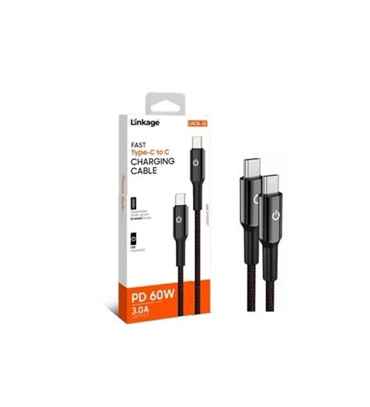Linkage PD 60W 3.0A, USB-C to C Şarj Kablosu LKCB-32 ürün görseli 1