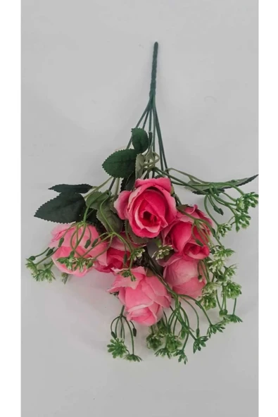 ŞEKER PEMBESİ COK KATLI 6 KAFALI GÜL EV DEKOR SAKSI VAZO SÜSÜ ürün görseli