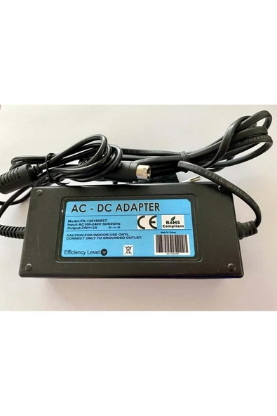Alpa Dtc24-3m 24 Volt 3 Amper 3 Pinli Yazıcı Adaptörü