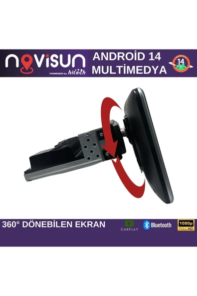 sunplus Üniversal Android 10.1 Inç Tablet Hareket Edebilen Teyp Android Multimedya 2gb Ram 32gb Nv-5005r - 2