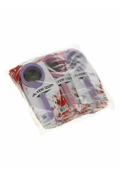 ÇAY SÜZGECİ YENİ İZGİM SAPLI PLASTİK RENKLİ  3 ADET