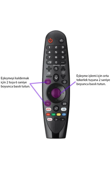 LG Ses Komutlu Ve Air Mouseli Sihirli Kumanda Mr20,mr19,mr18 Uyumlu - Resim 2