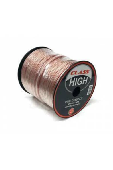 Class 2x0,75mm Hoparlör Kablosu 100metre Şeffaf ürün görseli 1