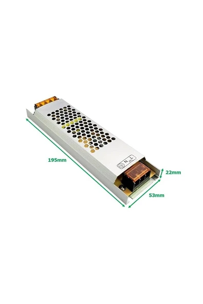 WELL POWER Wellpower 17 Amper 12 Volt Şerit Led Trafosu Ultra Slim Adaptör WPUS-1217M