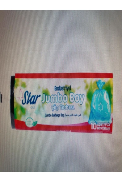 Çöp Poşeti Endüstriyel Jumbo Boy Siyah Ebat 80X110 400Gr 3 Paket