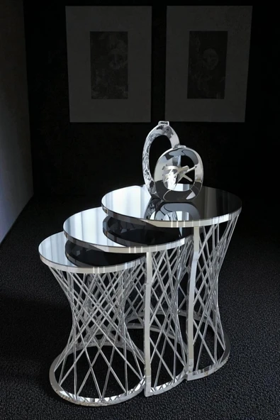 ALFA 3'LÜ ZİGON SEHPA
