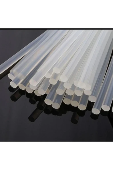 feend Silikon Mum Sıcak Silikon Mum Silikon Çubuk 30 Adet Kalın