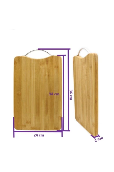 Bambu Kesim Tahtası 24 X 34 Cm - 2