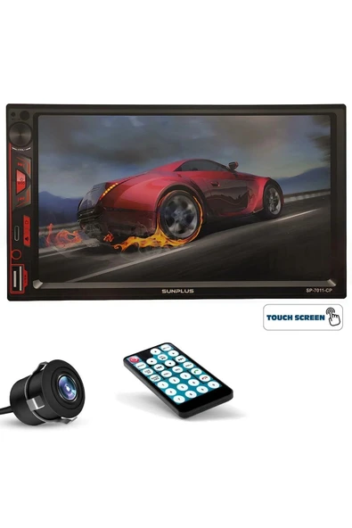 sunplus Hitech Sp-7011-Cp Android Double Teyp 7 İnç 4X55 Watt Carplay