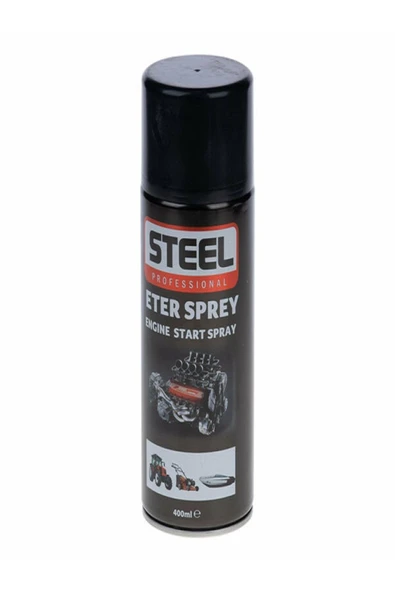 Eter Sprey Steel 400ml