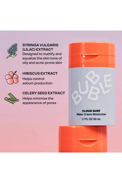 Bubble Skincare Cloud Surf Su Bazlı Nemlendirici Yüz Kremi 50ML - 4